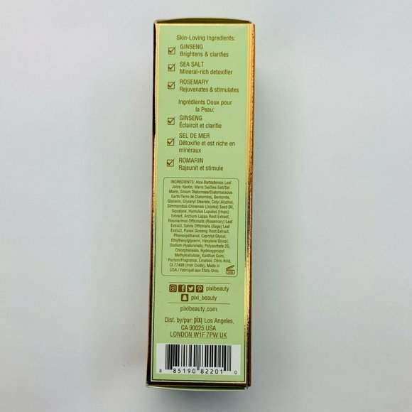 Pixi Skintreats Glow Mud Facial Mask Ginseng Sea S - Picture 4 of 6